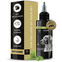 Peticare Ohren-Reiniger für Hunde, löst Schmutz & Verkrustungen, bei Gerüchen von Peticare