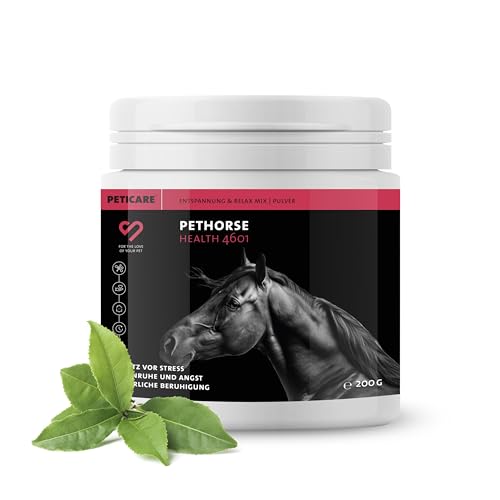 Peticare Relax-Mix Pulver für Pferde | Beruhigendes Ergänzungsfutter-Mittel | Natürliche Inhaltsstoffe, mit Baldrian & Ashwagandha | Stressabbau & Entspannung | petHorse Health 4601 Peticare Relax-Mix Pulver für Pferde | Beruhigendes Ergänzungsfutter-Mittel | Natürliche Inhaltsstoffe, mit Baldrian & Ashwagandha | Stressabbau & Entspannung | petHorse Health 4601 von Peticare