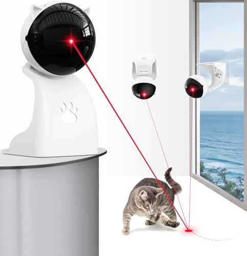 Petiepaw Interaktive Laser-Katzenspielzeuge für Indoor-Katzen, Automatisches Katzlaser-Spielzeug für gelangweilte Erwachsene Indoor-Katzen/Kätzchen/Hunde, USB wiederaufladbar, 3 Geschwindigkeitsmodi Petiepaw Interaktive Laser-Katzenspielzeuge für Indoor-Katzen, Automatisches Katzlaser-Spielzeug für gelangweilte Erwachsene Indoor-Katzen/Kätzchen/Hunde, USB wiederaufladbar, 3 Geschwindigkeitsmodi von Petiepaw