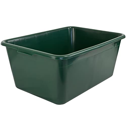 Petigi Wildwanne Futterwanne Mörtelwanne Kunststoffwanne Wassertrog Wasserbehälter 65 L / 90 L Grün Lebensmittelecht Multiwanne, Anzahl:1, Liter:65 L von Petigi