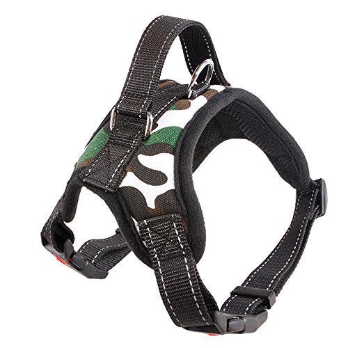 Cliont No-Pull Padded Adjustable Dog Training Walking Harness Vest For Medium Large Dogs ArmGreen L von Peting
