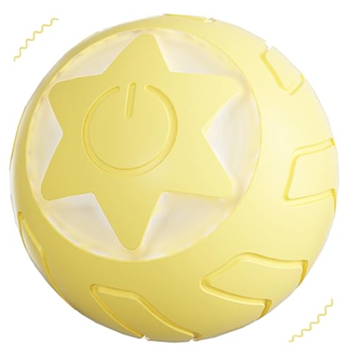 Petinstinct Katzenspielzeug Ball gelb von Petinstinct