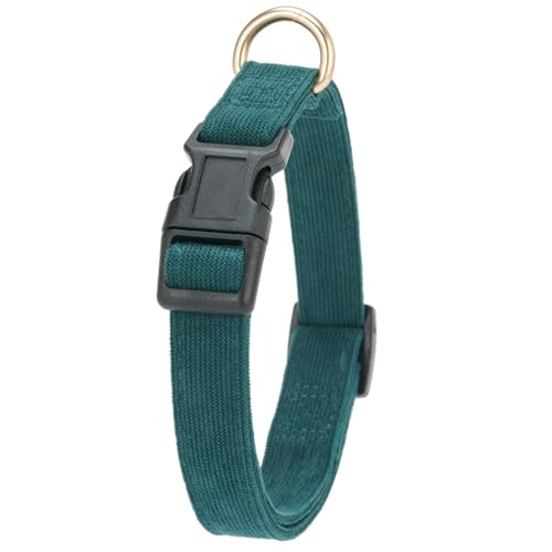 Petiry Leichtes, bequemes Hundehalsband, sanft zur Haut mit robuster Kunststoffschnalle, perfekt für große männliche Hunde, Dunkelgrün, Größe L Petiry Leichtes, bequemes Hundehalsband, sanft zur Haut mit robuster Kunststoffschnalle, perfekt für große männliche Hunde, Dunkelgrün, Größe L von Petiry