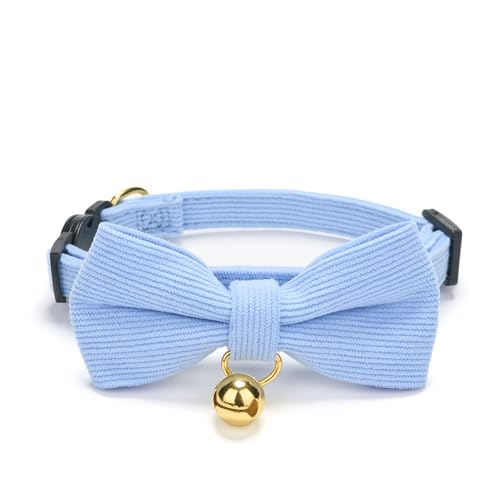 Petiry Weiches Katzenhalsband mit Schnellverschluss für Kätzchen, gemütliches und stilvolles Katzenhalsband, 1 Stück, Blau Petiry Weiches Katzenhalsband mit Schnellverschluss für Kätzchen, gemütliches und stilvolles Katzenhalsband, 1 Stück, Blau von Petiry