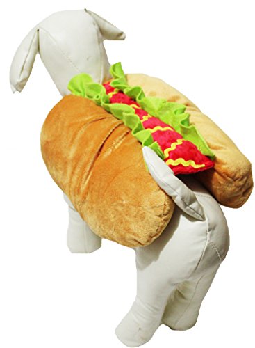 Petitebella Hotdog Hunde-Kostüm für Welpen, Größe S Petitebella Hotdog Hunde-Kostüm für Welpen, Größe S von Petitebella