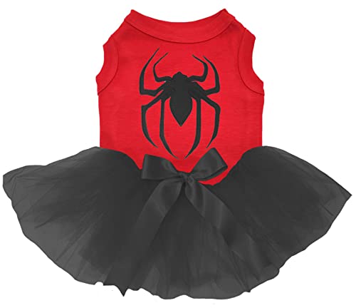 Petitebella Hundekleid mit Spinnendruck, Rot/Schwarz, Größe L Petitebella Hundekleid mit Spinnendruck, Rot/Schwarz, Größe L von Petitebella