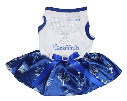 Petitebella Puppy Reinigungstuch Hund Kleid Strass-Weiß Shirt Satin Tutu, Large, grün Petitebella Puppy Reinigungstuch Hund Kleid Strass-Weiß Shirt Satin Tutu, Large, grün von Petitebella