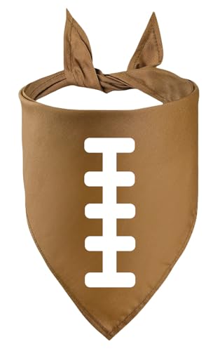 Petitebelle Bandana für Haustiere mit Rugby-Aufdruck, Braun, Größe M Petitebelle Bandana für Haustiere mit Rugby-Aufdruck, Braun, Größe M von Petitebelle