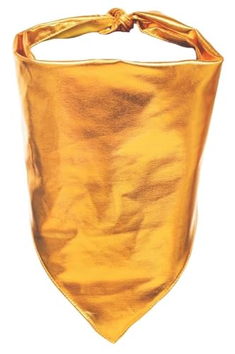 Petitebelle Bling Haustier-Halstuch, einfarbig, Gelb, Größe L von Petitebelle