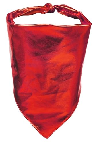 Petitebelle Bling Haustier-Halstuch, einfarbig, Rot, Größe L von Petitebelle