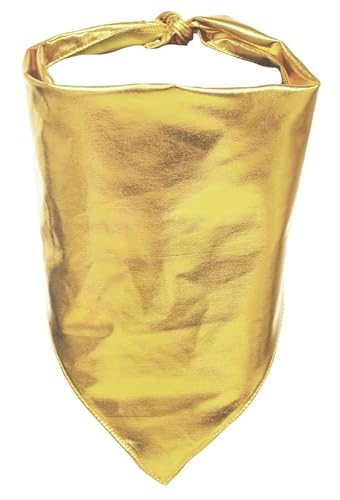 Petitebelle Bling Haustier-Halstuch, einfarbig, goldfarben, Größe L Petitebelle Bling Haustier-Halstuch, einfarbig, goldfarben, Größe L von Petitebelle