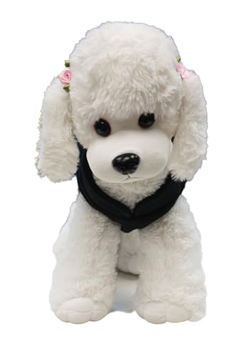 Petitebelle Einfarbiger Fleece-Hundepullover für Welpen, Größe S, Schwarz von Petitebelle