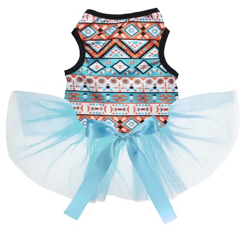 Petitebelle Einfarbiges geometrisches Hemd für Welpen, Hundekleid, Geometrie/Blau, Größe XS Petitebelle Einfarbiges geometrisches Hemd für Welpen, Hundekleid, Geometrie/Blau, Größe XS von Petitebelle