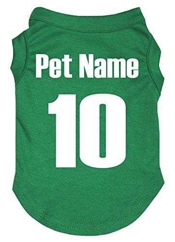 Petitebelle Personalisieren Nationales Thema Hundewelpen-Shirt (Irland, XX-Large) von Petitebelle
