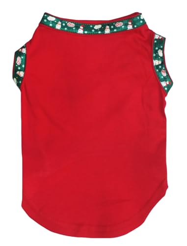 Petitebelle Hunde-Shirt, Weihnachtsmotiv, einfarbig, Rot/Schneemann, Größe XS Petitebelle Hunde-Shirt, Weihnachtsmotiv, einfarbig, Rot/Schneemann, Größe XS von Petitebelle