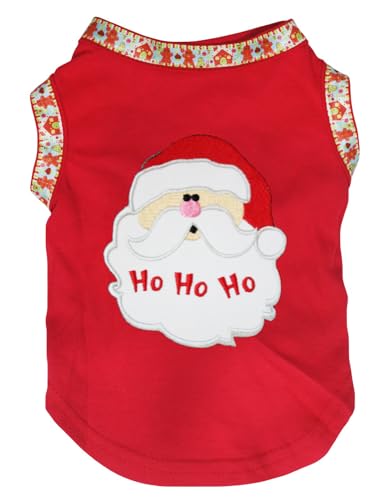Petitebelle Hunde-Shirt mit Weihnachtsmanngesicht, Rot, Größe XXXL Petitebelle Hunde-Shirt mit Weihnachtsmanngesicht, Rot, Größe XXXL von Petitebelle