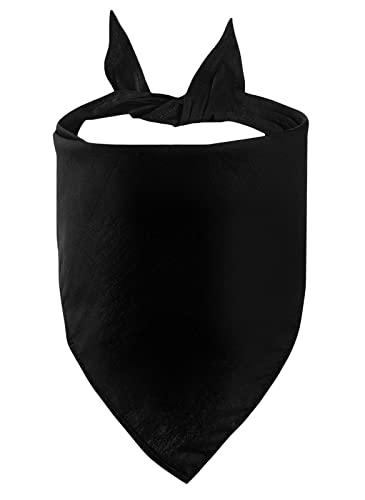 Petitebelle Hundehalstuch, Hund Zubehör, einfarbig, Größe S, Schwarz von Petitebelle
