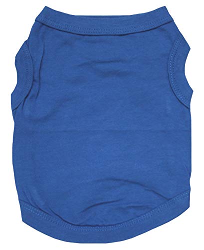 Petitebelle Hunde Shirt Hundehemd für Welpen, einfarbig, Königsblau, Größe XL Petitebelle Hunde Shirt Hundehemd für Welpen, einfarbig, Königsblau, Größe XL von Petitebelle