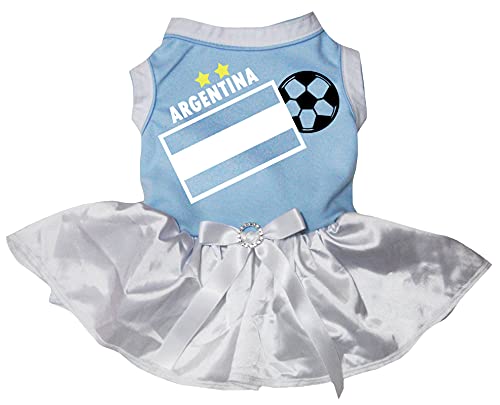 Petitebelle Hundekleid mit Argentinien-Flagge, Größe XXXL, Blau / Weiß Petitebelle Hundekleid mit Argentinien-Flagge, Größe XXXL, Blau / Weiß von Petitebelle