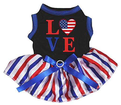 Petitebelle Love USA-Kleid mit Herz-Tutu von Petitebelle