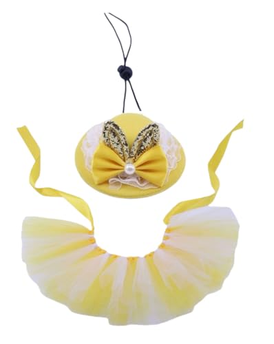 Petitebelle Osterhasen-Hundekleid, Haar-Accessoire, Geburtstag, 2 Stück, Gelb, Einheitsgröße Petitebelle Osterhasen-Hundekleid, Haar-Accessoire, Geburtstag, 2 Stück, Gelb, Einheitsgröße von Petitebelle