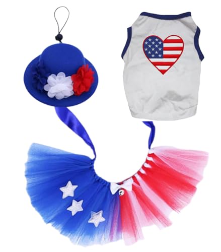 Petitebelle USA Hundekleid mit Herzmotiv, Haar-Accessoire, Geburtstag, 3er-Pack, Weiß, Größe XXL Petitebelle USA Hundekleid mit Herzmotiv, Haar-Accessoire, Geburtstag, 3er-Pack, Weiß, Größe XXL von Petitebelle