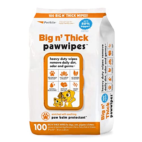 PETKIN BIG PAW WIPES 100PCS von Petkin
