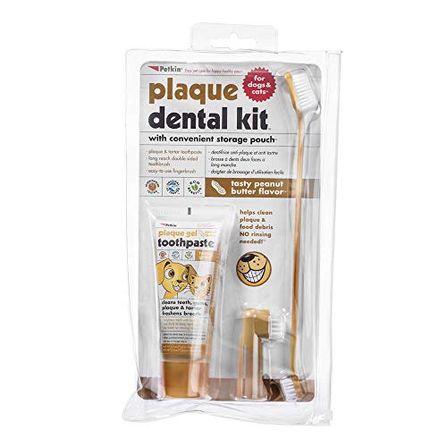 Petkin PK5398 Plaque Dental Kit Peanut Butter von Petkin