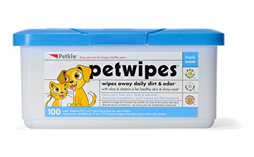 Petkin Pet Wipes Reinigungstücher, 100 Stück von Petkin