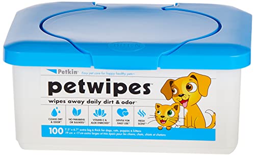 Petkin Pet Wipes Reinigungstücher, 100 Stück von Petkin