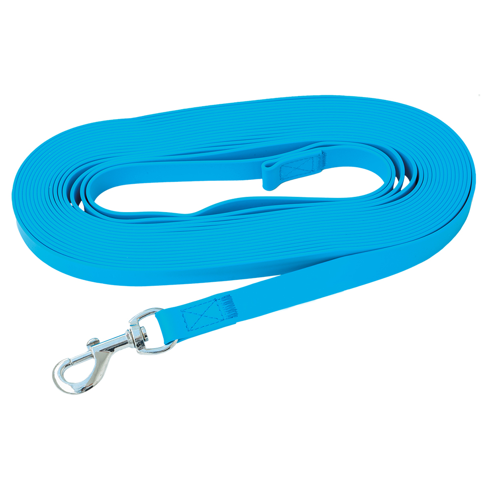 Pawz & Pepper Schleppleine Strong, blau - 10 m lang, 20 mm breit von Petlando