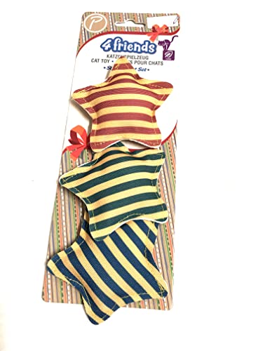 Petlando 4friends Sterne bunt Set mit Catnip Petlando 4friends Sterne bunt Set mit Catnip von Petlando
