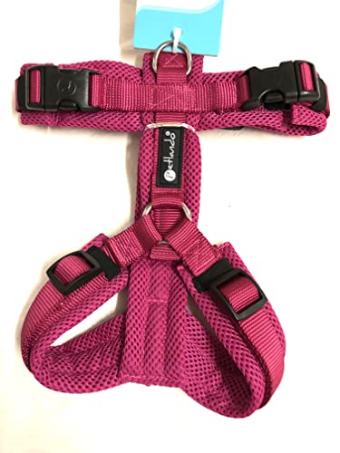 Petlando Brustgeschirr Mesh Y-Comfort Fuchsia S (Halsumfang34-62 cm, Brustumfang 44-60 cm von Petlando