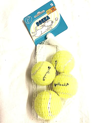 Petlando DOKKA Tennisbälle S 4 cm Durchm. 4er Pack Robust von Petlando