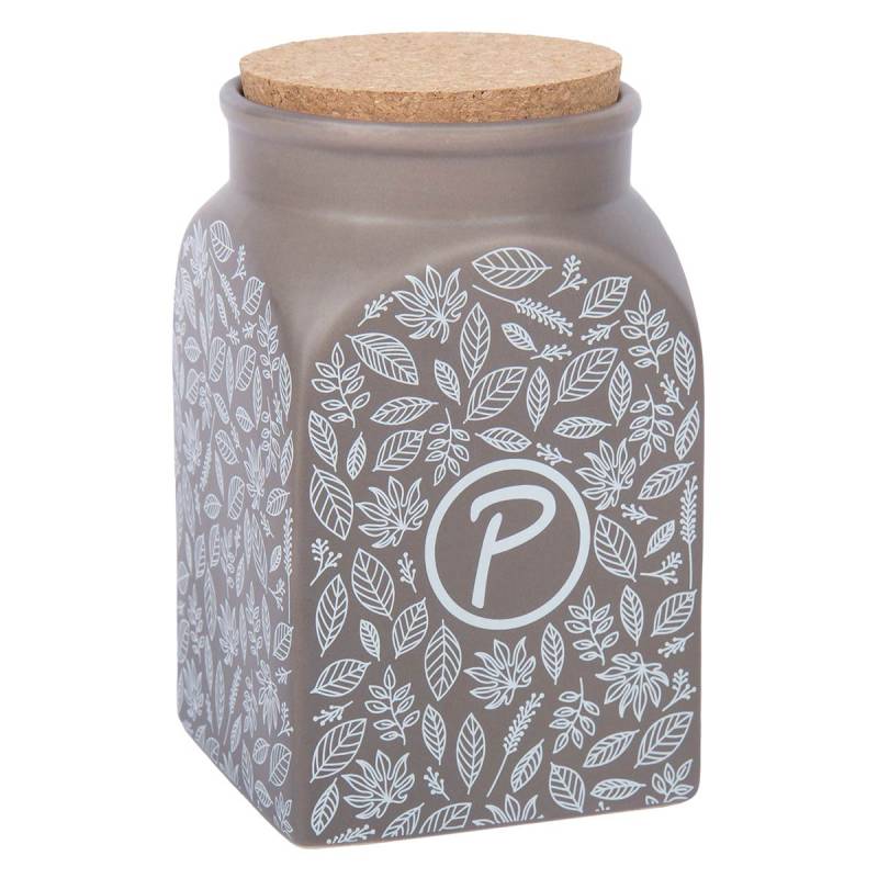 Petlando Futter- und Snackdose Leaf taupe 1,35 l Petlando Futter- und Snackdose Leaf taupe 1,35 l von Petlando