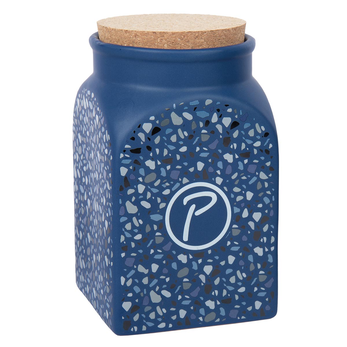 Petlando Futter- und Snackdose Terrazzo 1,35 l blau von Petlando