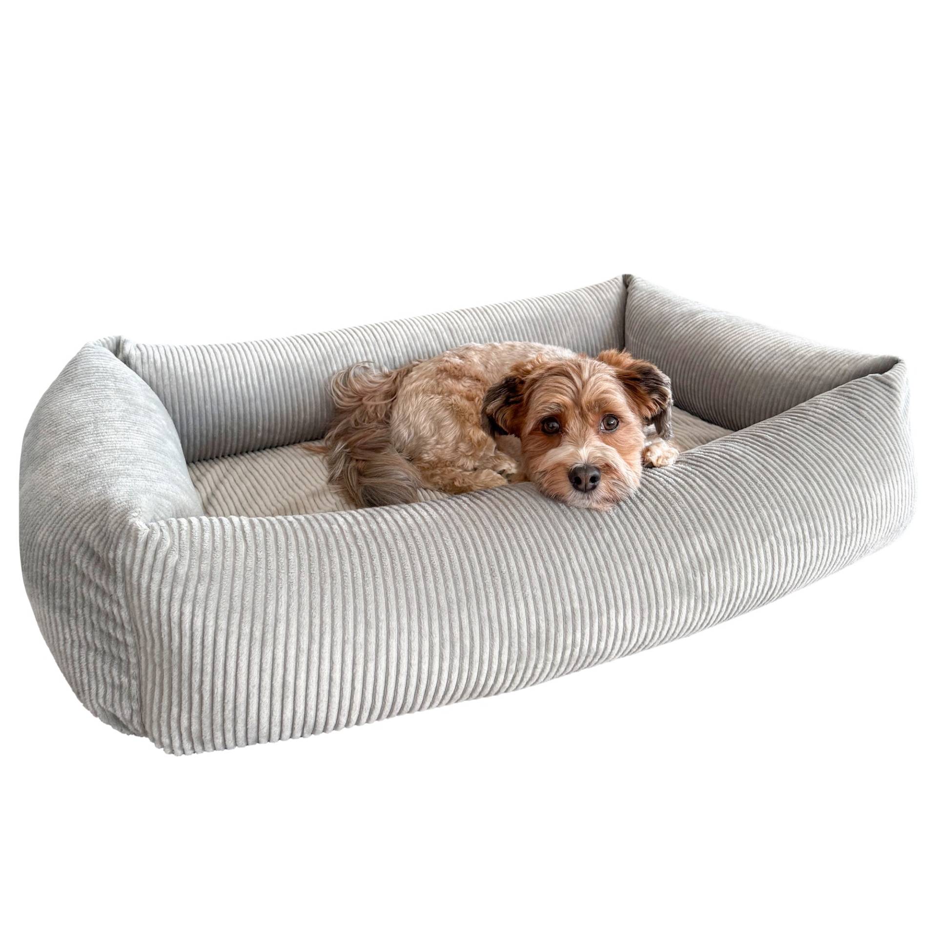 Petlando Hundebett LikeOrtho Luke, grau - Größe L: L 85 x B 120 x H 26 cm von Petlando