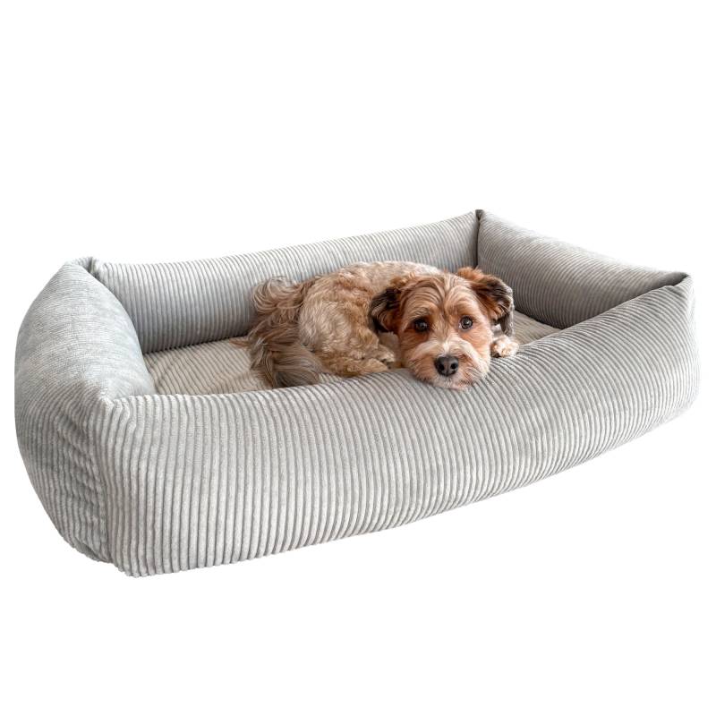 Petlando Hundebett LikeOrtho Luke, grau - Größe L: L 85 x B 120 x H 26 cm von Petlando