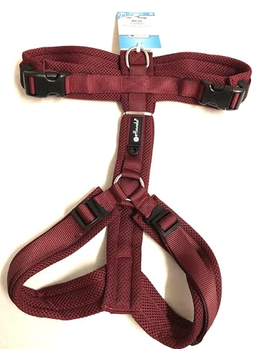 Petlando Hundebrustgeschirr Mesh Y-Comfort Bordeaux XL (Halsumfang 60-108 cm, Brustumfang 68-100 cm) von Petlando