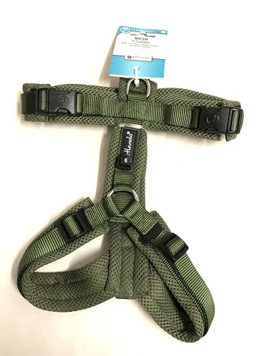 Petlando Hundebrustgeschirr Mesh Y-Comfort Olive M (Halsumfang 46-74 cm, Brustumfang 50-74 cm) von Petlando