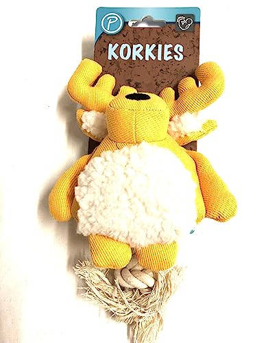 Petlando KORKIES Elch gelb 15 cm robust o. Quietscher Petlando KORKIES Elch gelb 15 cm robust o. Quietscher von Petlando