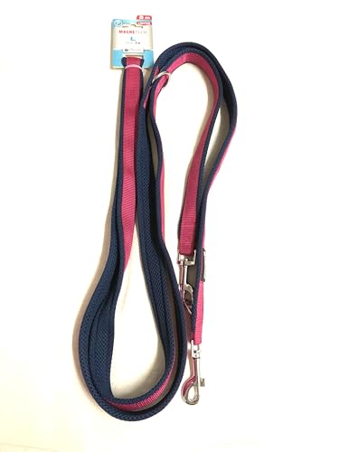 Petlando MAGNETECH 3m Mesh- Führleine Fuchsia/Navy L 3 cm breit Petlando MAGNETECH 3m Mesh- Führleine Fuchsia/Navy L 3 cm breit von Petlando