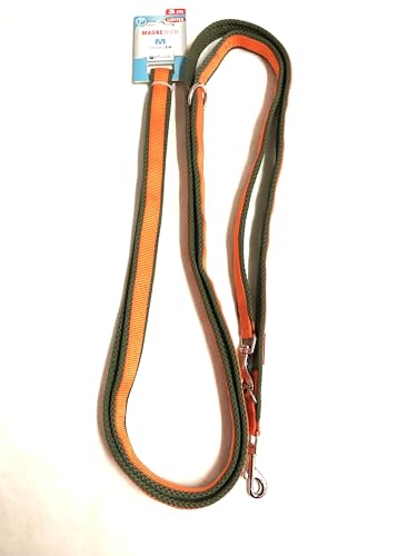 Petlando MAGNETECH Mesh-Führleine M Orange/Olive 3m/ 2,5 cm Petlando MAGNETECH Mesh-Führleine M Orange/Olive 3m/ 2,5 cm von Petlando