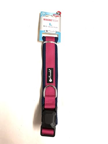 Petlando MAGNETECH Mesh-Halsband Fuchsia/Navy L Halsumfang 50-55 cm, 4 cm breit Petlando MAGNETECH Mesh-Halsband Fuchsia/Navy L Halsumfang 50-55 cm, 4 cm breit von Petlando