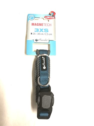 Petlando MAGNETECH Mesh-Halsband Petro/Anthrazit 3XS Halsumfang 25-30 cm/ 2,5 cm breit Petlando MAGNETECH Mesh-Halsband Petro/Anthrazit 3XS Halsumfang 25-30 cm/ 2,5 cm breit von Petlando