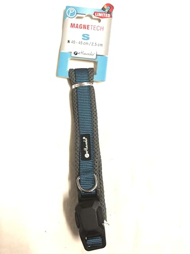 Petlando MAGNETECH Mesh-Halsband Petrol/Anthrazit S Halsumfang 40-45 cm / 2,5 cm breit Petlando MAGNETECH Mesh-Halsband Petrol/Anthrazit S Halsumfang 40-45 cm / 2,5 cm breit von Petlando