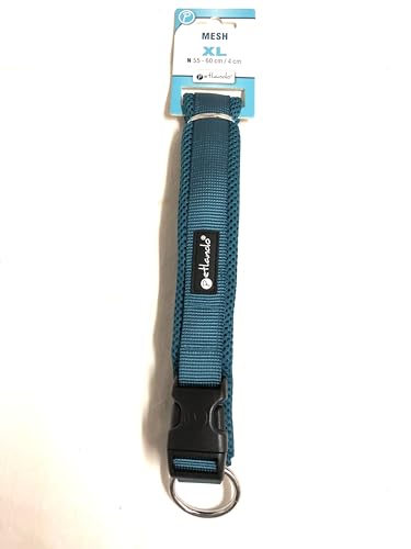 Petlando Mesh-Halsband XL Petrol Halsumfang 55-60 cm/ 4 cm breit Petlando Mesh-Halsband XL Petrol Halsumfang 55-60 cm/ 4 cm breit von Petlando