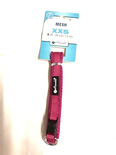 Petlando Mesh-Hundehalsband Fuchsia XXS Halsumfang 30-35 cm/ 1,5 cm breit Petlando Mesh-Hundehalsband Fuchsia XXS Halsumfang 30-35 cm/ 1,5 cm breit von Petlando