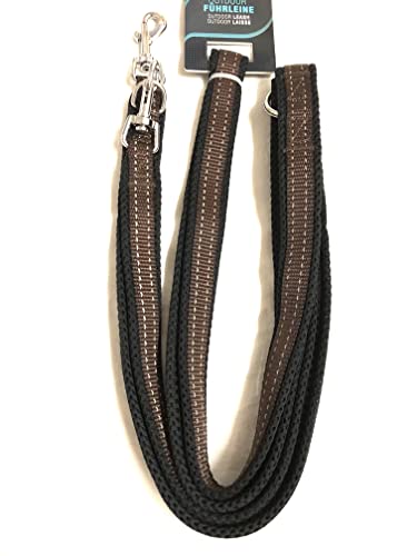 Petlando Mesh Outdoor Führleine mit reflektierenden Streifen S Mokka 2,3 m/ 15 mm Petlando Mesh Outdoor Führleine mit reflektierenden Streifen S Mokka 2,3 m/ 15 mm von Petlando