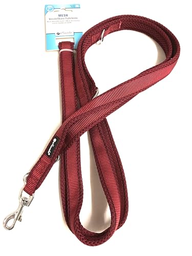 Petlando Mesh Verstellbare Führleine Bordeaux M 2,3 m/25 mm Petlando Mesh Verstellbare Führleine Bordeaux M 2,3 m/25 mm von Petlando